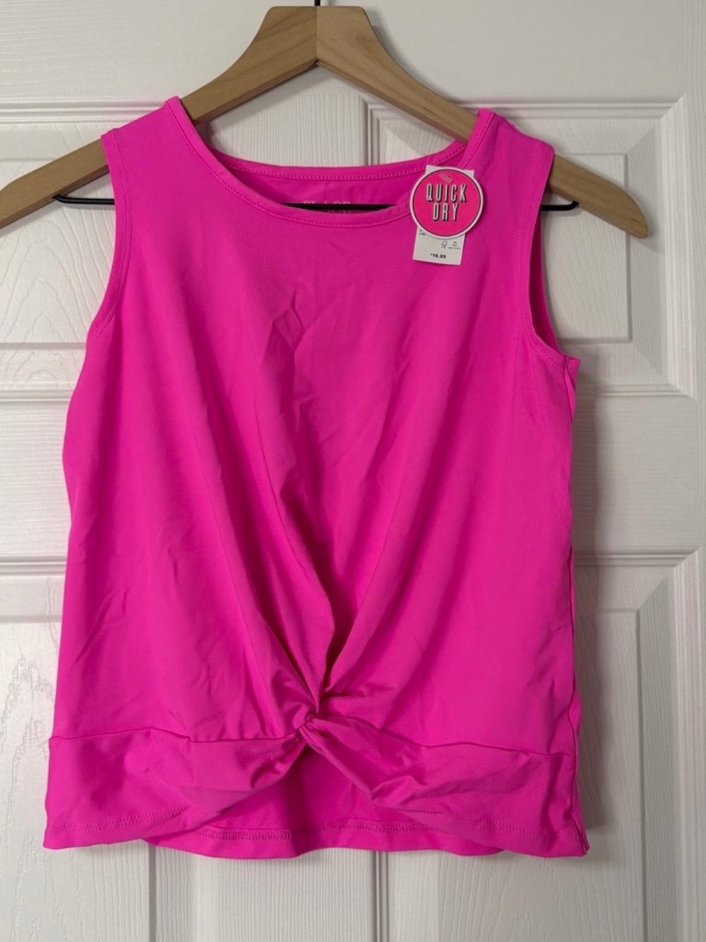 The Children's Place Bright Pink Twist-Front Tank Top